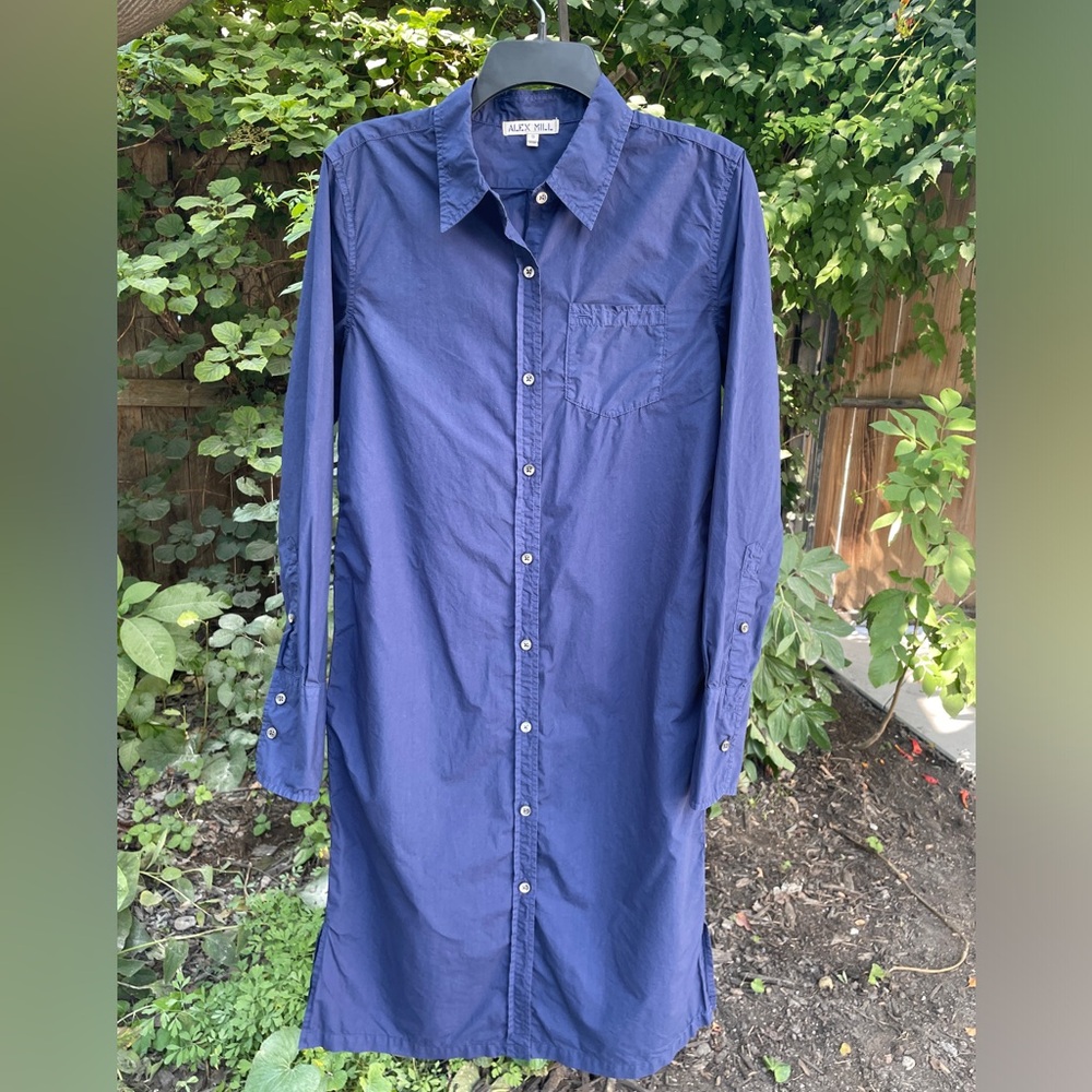 Alex Mill Midi Shirt Dress, sz Small